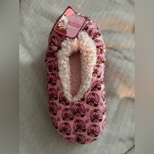 Strawberry shortcake sherpa lined slippers